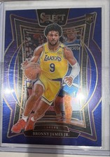 2024-25 Panini Select - Concourse Bronny James #90 Blue (RC)