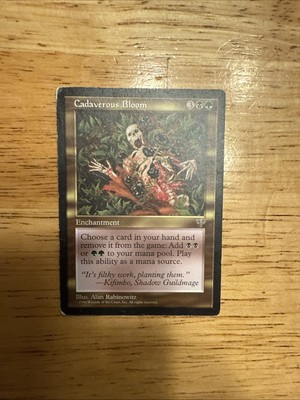 MTG | Cadaverous Bloom | Mirage | Regular | Heavily Played | English