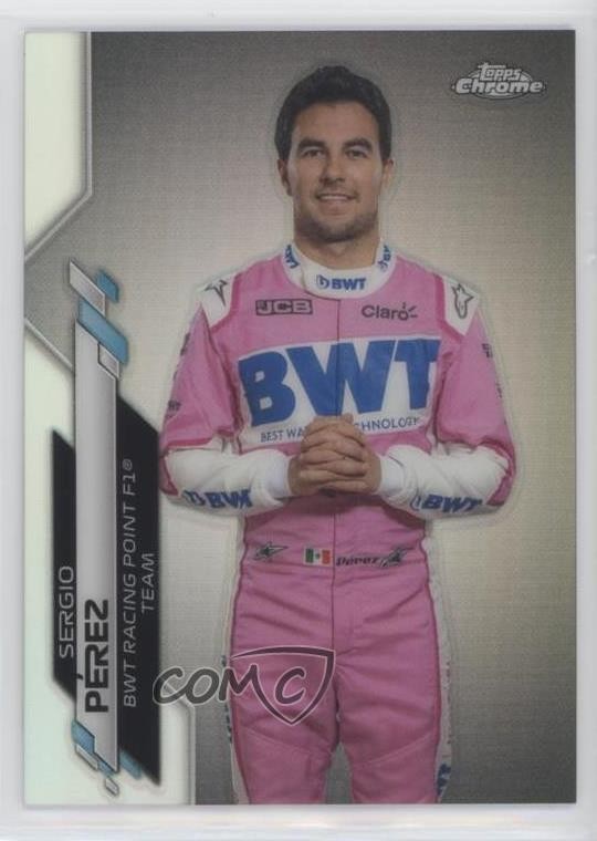 2020 Topps Chrome Formula 1 F1 Racers Refractor Sergio Perez #13 0s5s