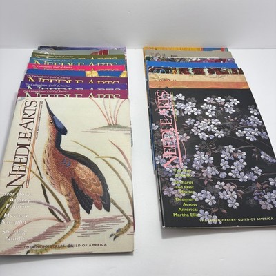 Needle Arts Embroidery Guide Magazine Lot of 17 2001-2009