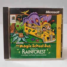 Schoolastics The Magic School Bus Rainforest PC CD-ROM Microsoft 1996