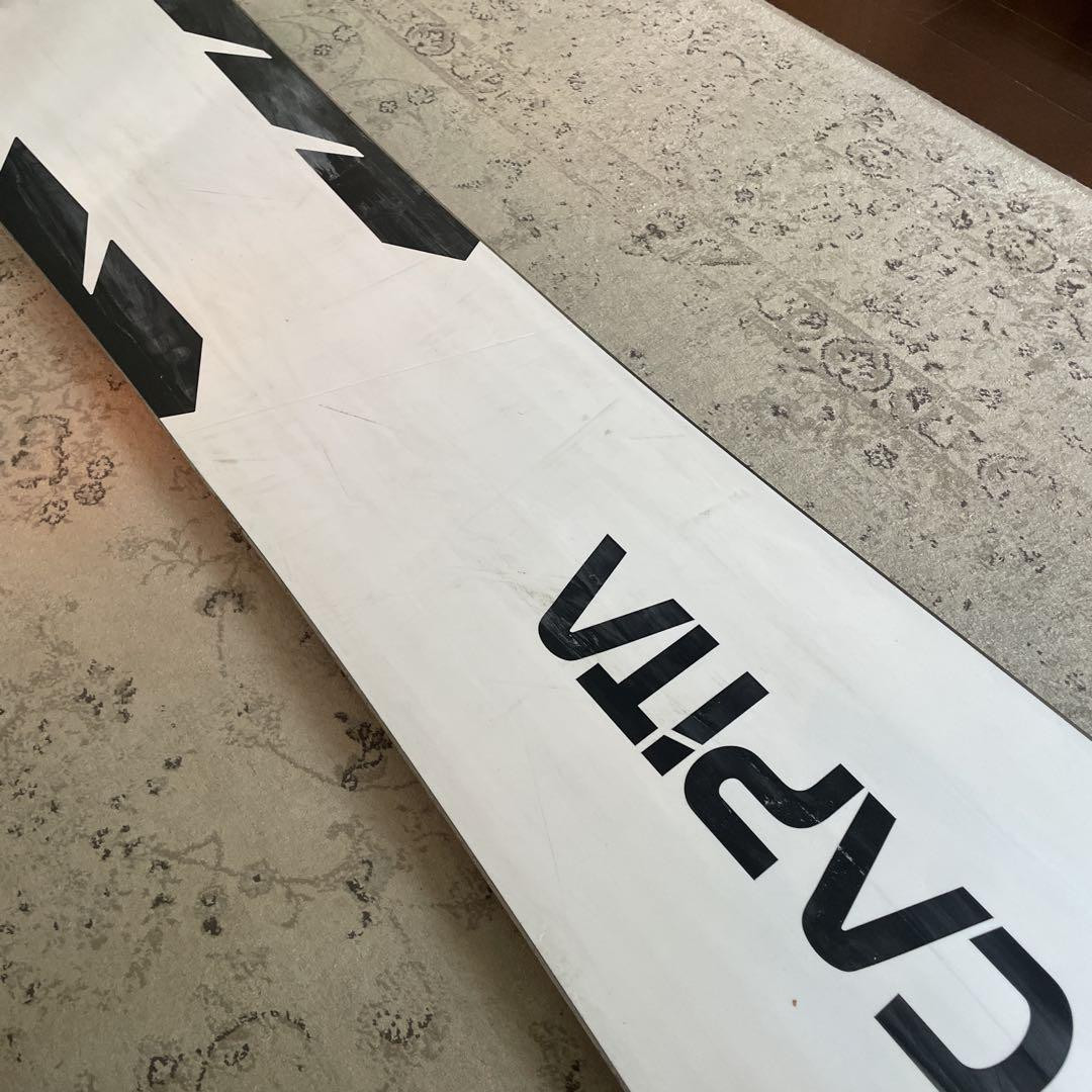 Capita Mercury 150 Snowboard Black And White Design Powder Capita Mercury 150 Snowboard Black And White Design Powder