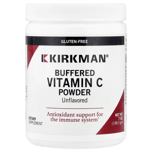 Kirkman Labs Buffered Vitamin C Powder Unflavored 7 oz 198 5 g Casein-Free,