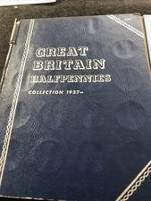 REDUCED PRICE!!! Whitman Folder Halfpennies Collection 1937 - 1967 complete: