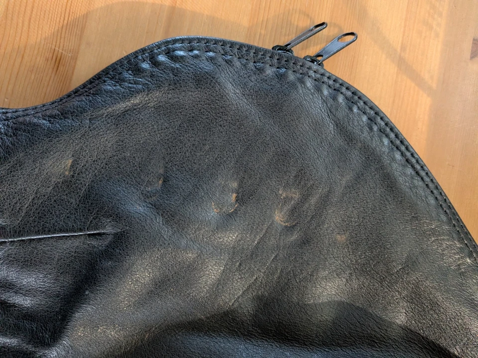 Винтажный бондаж капюшон Fetters США кожи полный молнии БДСМ Mr. S сверхпрочный молнии кружева - Изображение 4 из 4