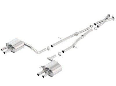 Borla 18 Kia Stinger 3.3L V6 Turbo 2.25'' Pipe Dia Dual Rear Exit S-Type Exhaust