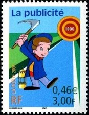 France Yvert Num 3373 ** publicité en 2001
