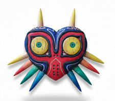 Zelda Majora s Mask Replica Handcarved Wooden Cosplay Prop