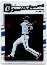 2017 Donruss Optic Freddie Freeman Atlanta Braves #69