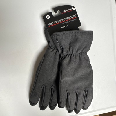 Weatherproof Men's Touchscreen Compatible Gray Gloves Size M