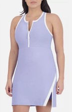 SAGE Women  s Active Dress with Built-In Shorts Size Small Light Blue