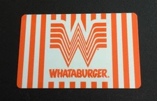 Whataburger Gift Card value $100 Buy it now $90 Free Shipping!