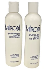(2) Nairobi Soft Finish Leave-In Conditioner, 8 fl oz