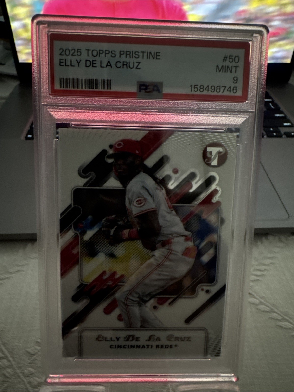 2025 Topps Pristine - Elly De La Cruz #50 PSA 9 Pop 1
