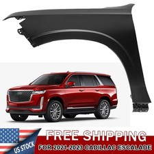 New Front Left Side Fender Compatible With For 2021 2022 2023 Cadillac Escalade