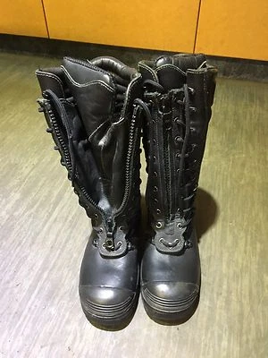 steel blue mining boots