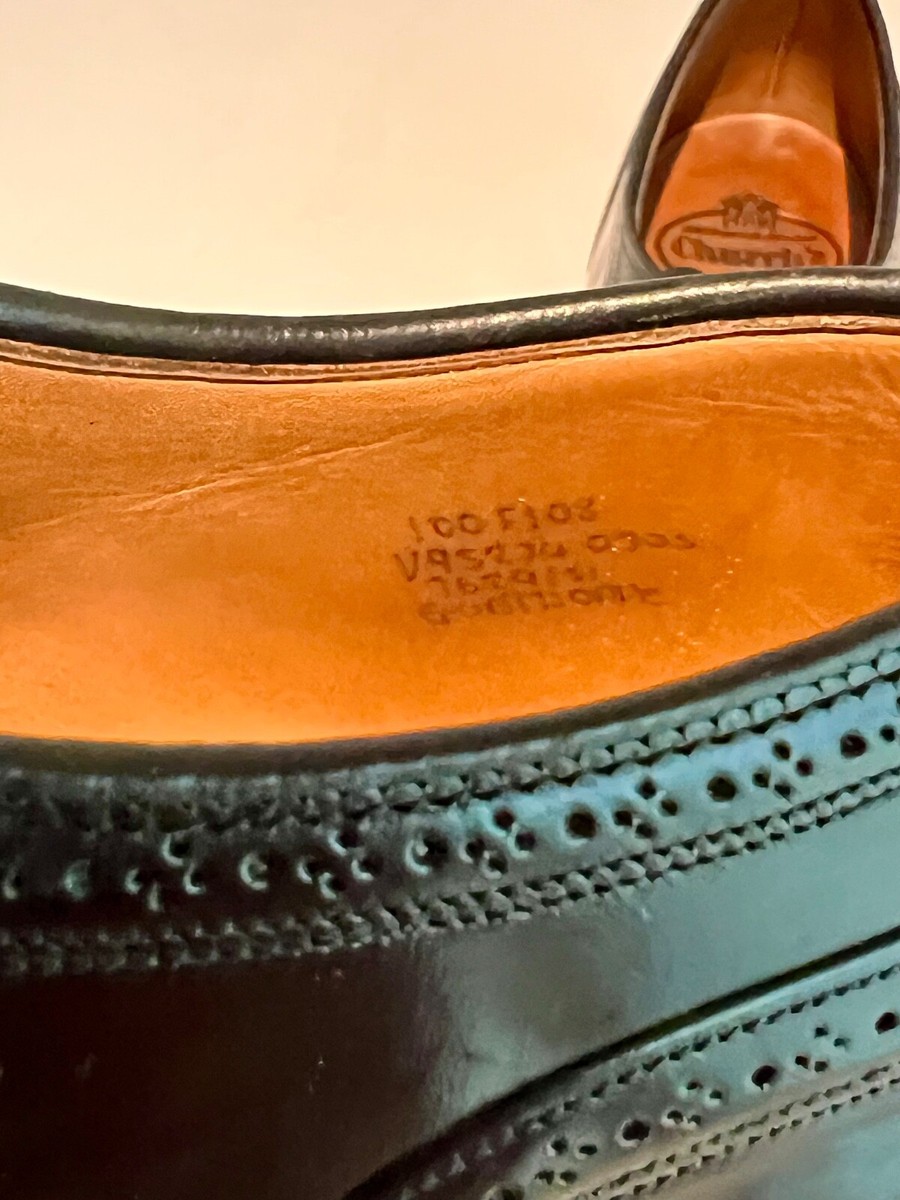 Church's “Diplomat 173” Calf Leather Oxford Brogue Black Church's “Diplomat 173” Calf Leather Oxford Brogue Black