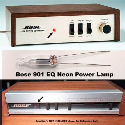 Replacement Neon Power lamp Bose 901 Equalizer EQ. For Replacement Neon Power lamp Bose 901 Equalizer EQ. For
