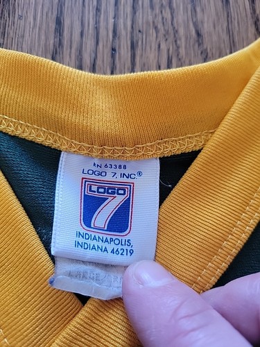 Reebok Brett Favre Green Bay Packers Jersey Youth Size Large 14-16 Football Boys - Picture 5 of 9