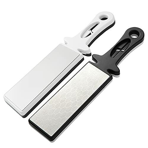 Double Sided Ceramic Diamond Sharpener Easy To Clean Honeycomb Knife Sharpe Ebay