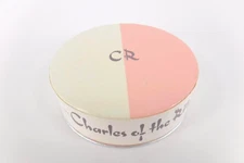 Charles of the Ritz Translucent Face Powder Box Vintage 60's Opened Sealed 