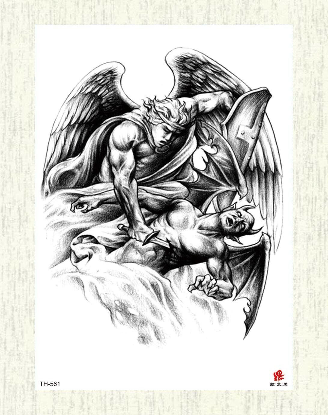 50 Angel  Demon Tattoo Design Ideas  TattooTab