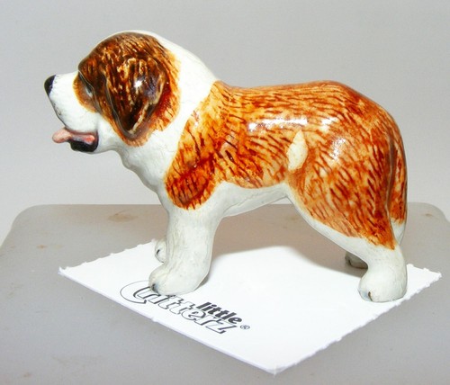 Pequeño perro de porcelana en miniatura San Bernardo ""Barry"" LC1035 - Imagen 2 de 9