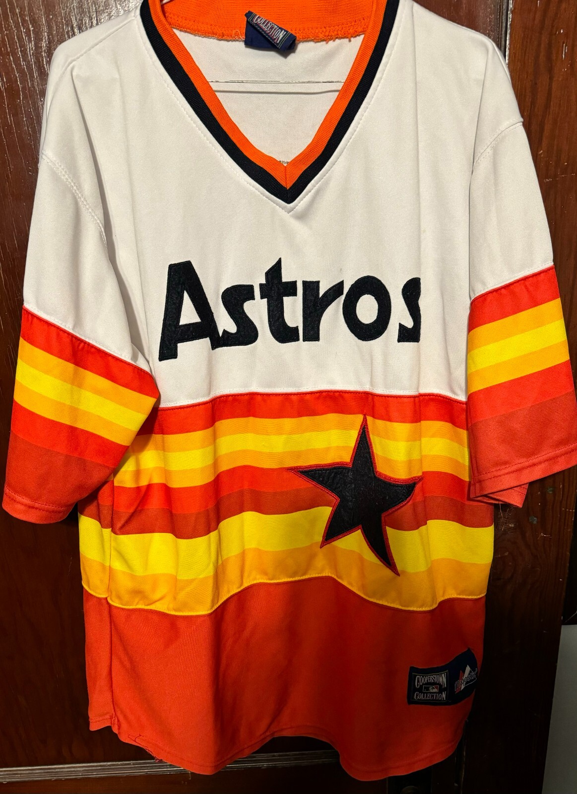 Craig Biggio Throwback Houston Astros XL Cooperstown Jersey Tequila