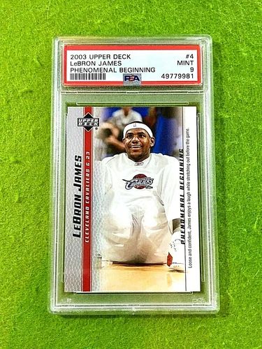 LEBRON JAMES PSA 9 ROOKIE CARD CAVALIERS 2003-04 Upper Deck BOX SET Lakers