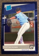 2020 Panini Optic Justin Dunn #41 Rated Rookie FOTL Pandora Blue /99 #2858