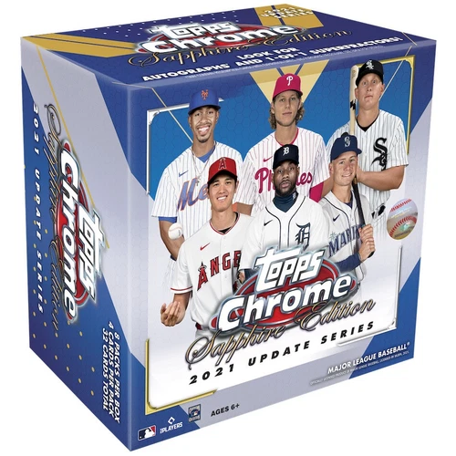 💥 2021 Topps Chrome Update Baseball Sapphire Edition Sealed Mega Box Rc Auto +
