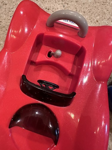 2 Little Tikes RC Bumper Cars ~Works Great W/O Original Drivers Red & Blue Cars - Picture 11 of 23