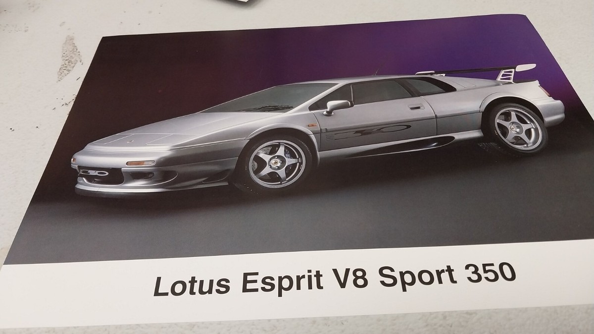 1999 LOTUS ESPRIT V8 SPORT 350 Original Sales Leaflet Australia