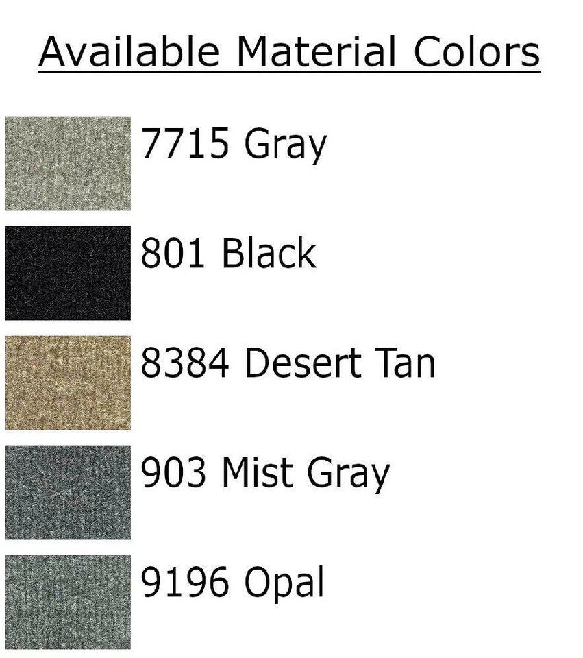 FITS 1996-2000 Dodge Caravan Floor Mat 4pc Cutpile Foto 3 de 4