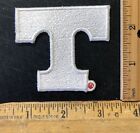 Vintage Tennessee University Volunteers White T Logo Patch Ncaa College Football