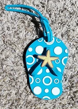 Flip Flop Luggage Tag Fashion Craft Summer Beach Travel Wedding Party Cruise NEW