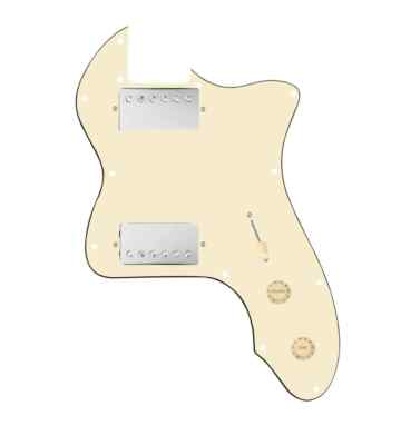 920D 72 Thinline Tele Loaded Aged White Pickguard w/Hot Rough Neck Humbuckers