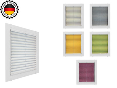 Sunlines Klemmfix ohne Bohren Plissee verspannt Verdunkelung, Thermo-Plissee