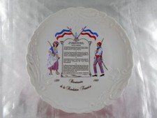 ( 621 ) ASSIETTE BICENTENAIRE DE LA RÉVOLUTION FRANÇAISE PORCELAINE DE LIMOGES