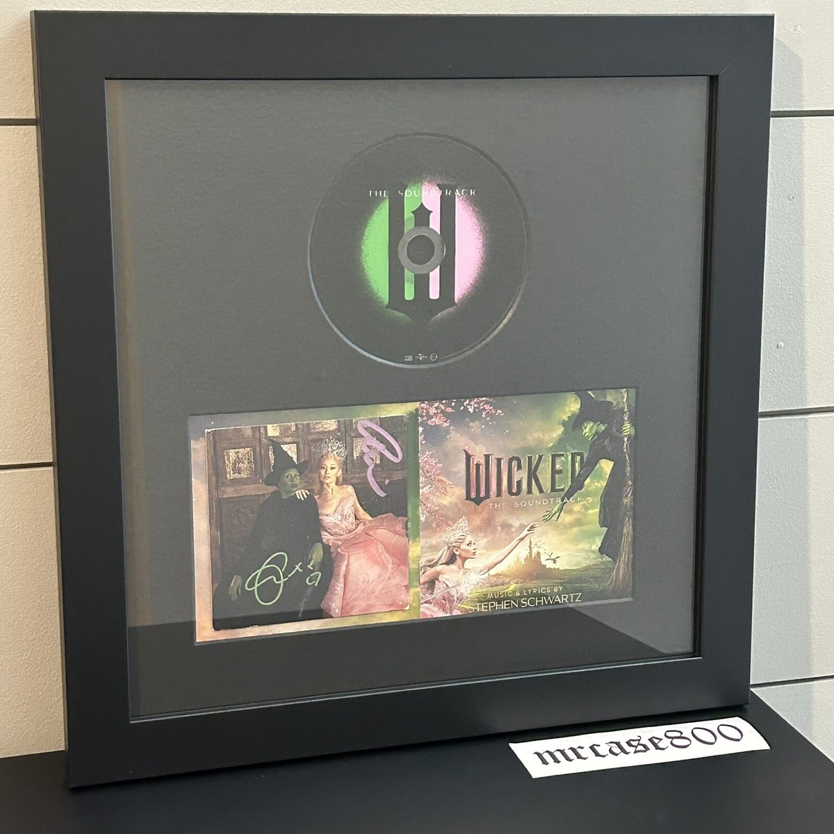 Wicked: The Soundtrack CD Signed by Ariana Grande and Cynthia