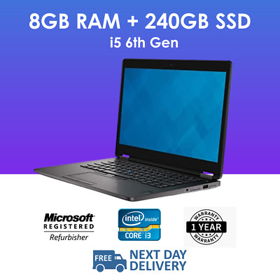 Generisch schnell günstig Intel Core i5 6. Gen Win 10 8GB RAM 240GB SSD WI-FI LAPTOP