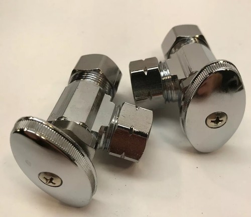 2 Plumb Pak PP1067pc Quarter Turn Angle Shut Off Valve 3/8-Inch FIP by 3/8-Inch - Picture 5 of 5