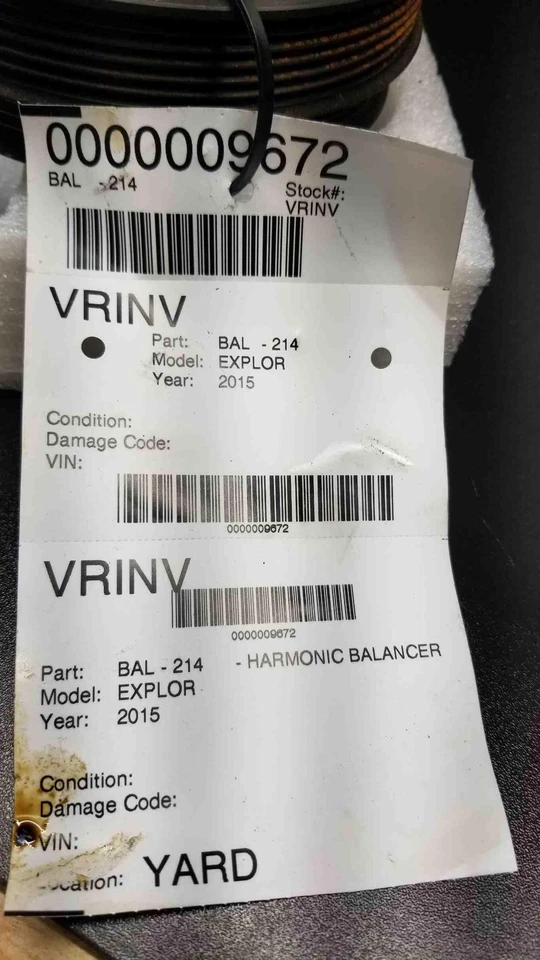 ✅ 2017 FORD EXPLORER HARMONIC BALANCER OEM - Image 4 of 4