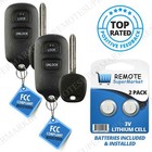 2 Replacement for Toyota 2005-2010 Corolla 2005-2008 Matrix Remote Key Fob Set