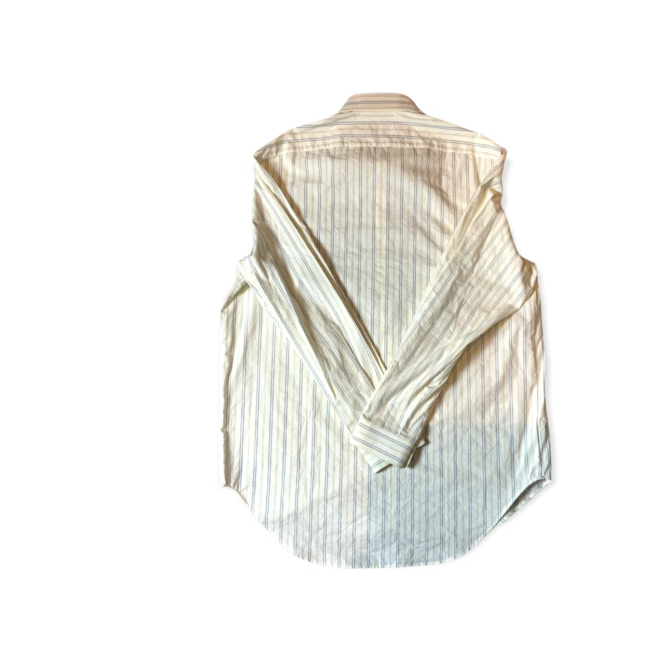 GUCCI Washed Stripe White and Blue Shirt - Image 4 of 4