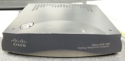 3x Cisco Systems ATA186-I1-A Analog Telefon Adapter - ohne Netzteil / Kabel
