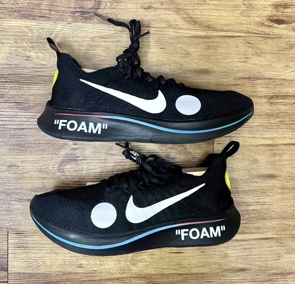 Nike Zoom Fly Mercurial Flyknit x OFF-WHITE Black 2018 AO2115-001