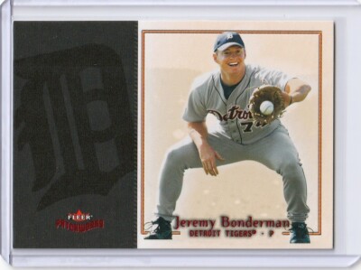 2004 Fleer Patchworks Star Rubies Ruby /50 Jeremy Bonderman #52