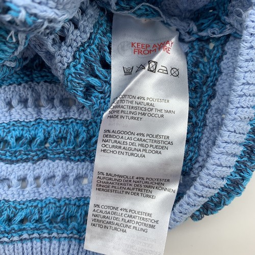 Urban Outfitters Knitted Cami Top, Gigi, Size XL, Blue Striped - Picture 10 of 13