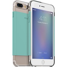 Authentic Mophie iPhone 7 Plus Clear Case Teal Mint Impact Cover Genuine OEM New